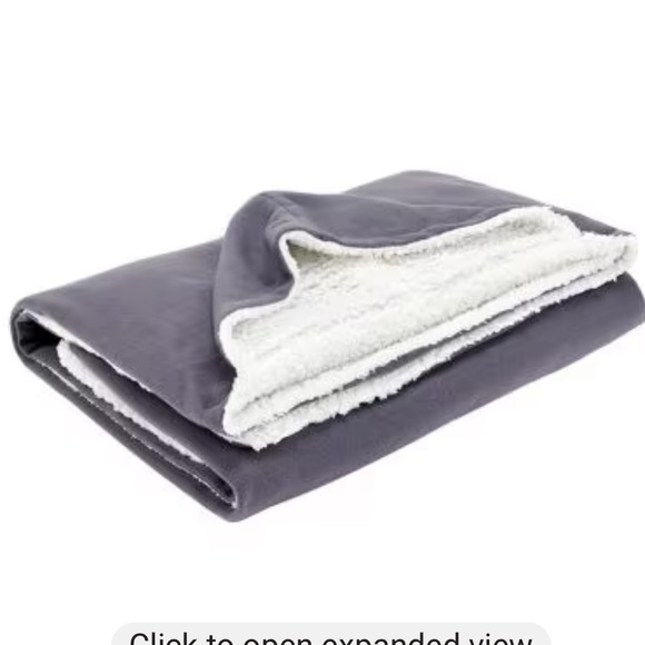 The Lakeside Collection Hooded Fleece & Sherpa Lined Wearable Throw Blanket - Picture 5 of 11